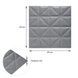 Самоклеящаяся 3D панель Sticker Wall Серебряный бриллиант 695х695х4мм на стену SW-00003304 &mdash; ракурс 3