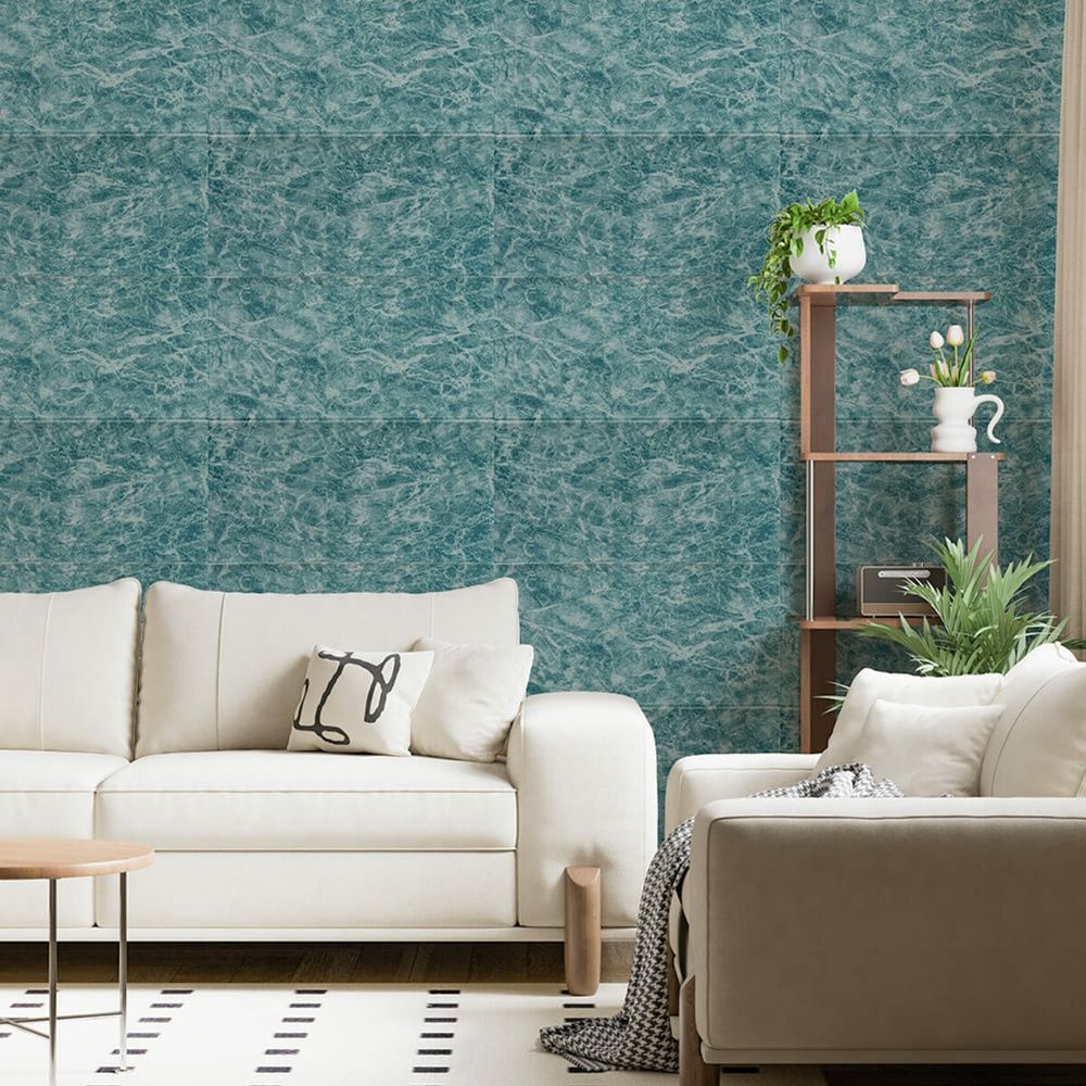 Декоративная 3D панель Sticker Wall 700х700 мраморная плитка на стену SW-00000530