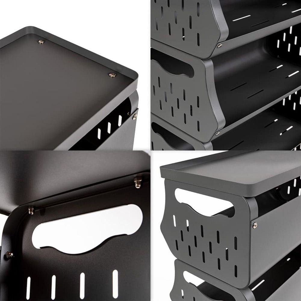 Універсальний стелаж для зберігання 770х600х300мм триярусний (2259) SW-00002259