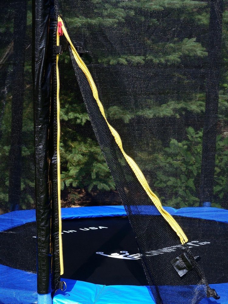Садовий батут 183 см (6ft) FunFit із захисною зовнішньою сіткою &mdash; Дитячий вуличний батут (Польща) 840