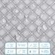 Самоклеящаяся полиуретановая плитка Sticker Wall 305х305 серая на стену SW-00001936 &mdash; ракурс 4