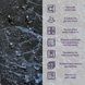 Декоративная плита ПВХ Sticker Wall 600Х600 Черный мрамор на стену SW-00001625 &mdash; ракурс 4