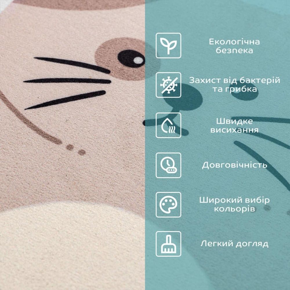 Вологопоглинаючий килимок Котик 40*60см.*3мм. (2564) SW-00002564