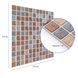 Самоклеюча плитка Sticker Wall 235х235мм різнокольорова для кухні SW-00001939 &mdash; ракурс 3
