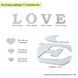 Зеркальный декор акриловый самоклеющийся Love серебро 11шт (2495) SW-00002495 &mdash; ракурс 6