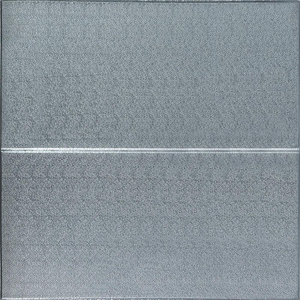 Панель 3D 700х700х4мм Срібний квадрат SW-00003257 SW-00003257