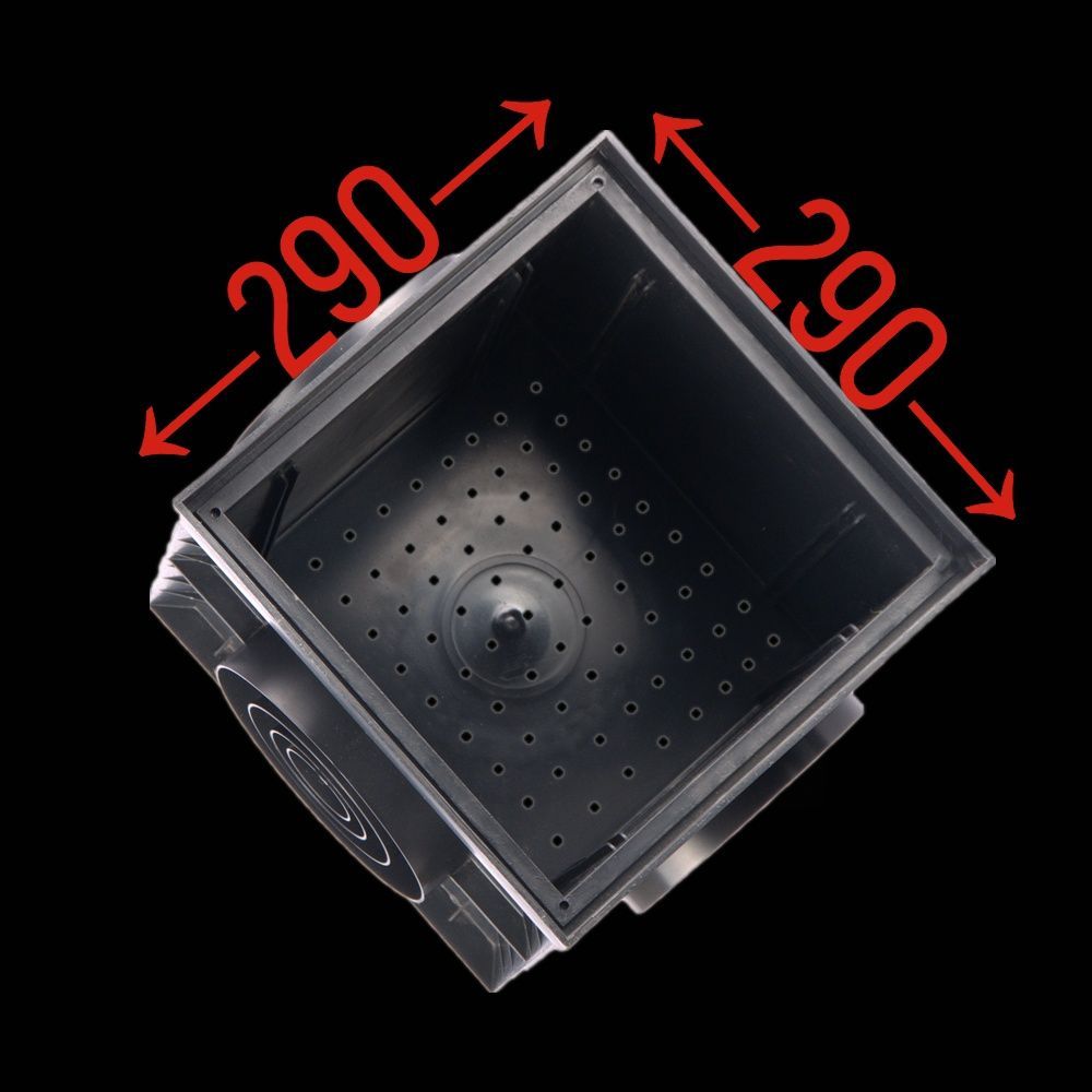 Бокс водосточный VOD 300х300 мм для дренажа 20602-1