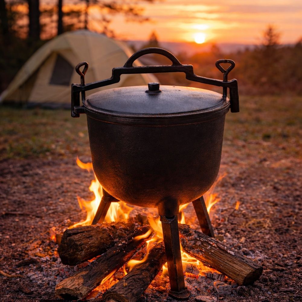 Туристичний казан Garden Line 8 л 320Х470 мм для багаття BBQ3710