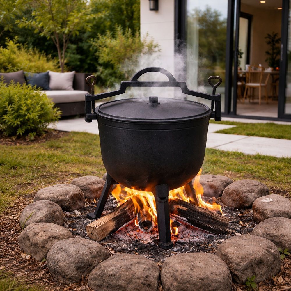 Туристичний казан Garden Line 8 л 320Х470 мм для багаття BBQ3710