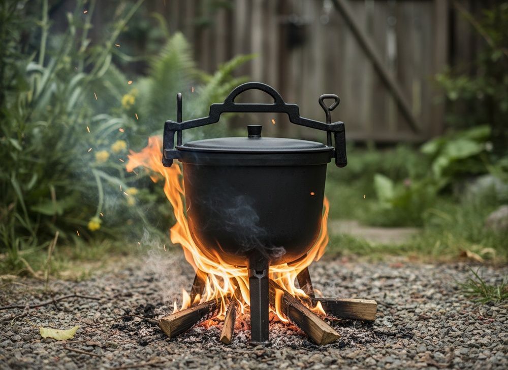 Туристичний казан Garden Line 8 л 320Х470 мм для багаття BBQ3710
