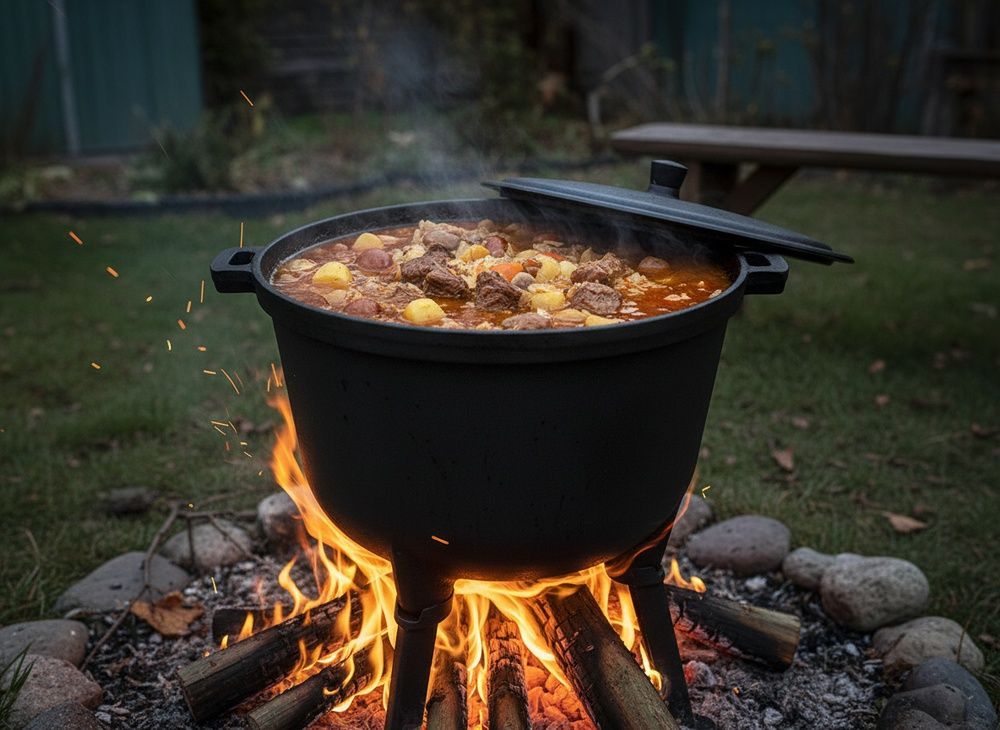 Туристичний казан Garden Line 8 л 320Х470 мм для багаття BBQ3710