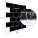 Самоклеюча плитка Sticker Wall 305х305 чорна цегла на стіну SW-00001186 &mdash; ракурс 3