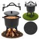 Туристичний казан Garden Line 8 л 320Х470 мм для багаття BBQ3710 &mdash; ракурс 1