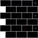 Самоклеюча плитка Sticker Wall 305х305 чорна цегла на стіну SW-00001186 &mdash; ракурс 1