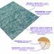 Декоративная 3D панель Sticker Wall 700Х770 синяя на стену SW-00000170 &mdash; ракурс 2