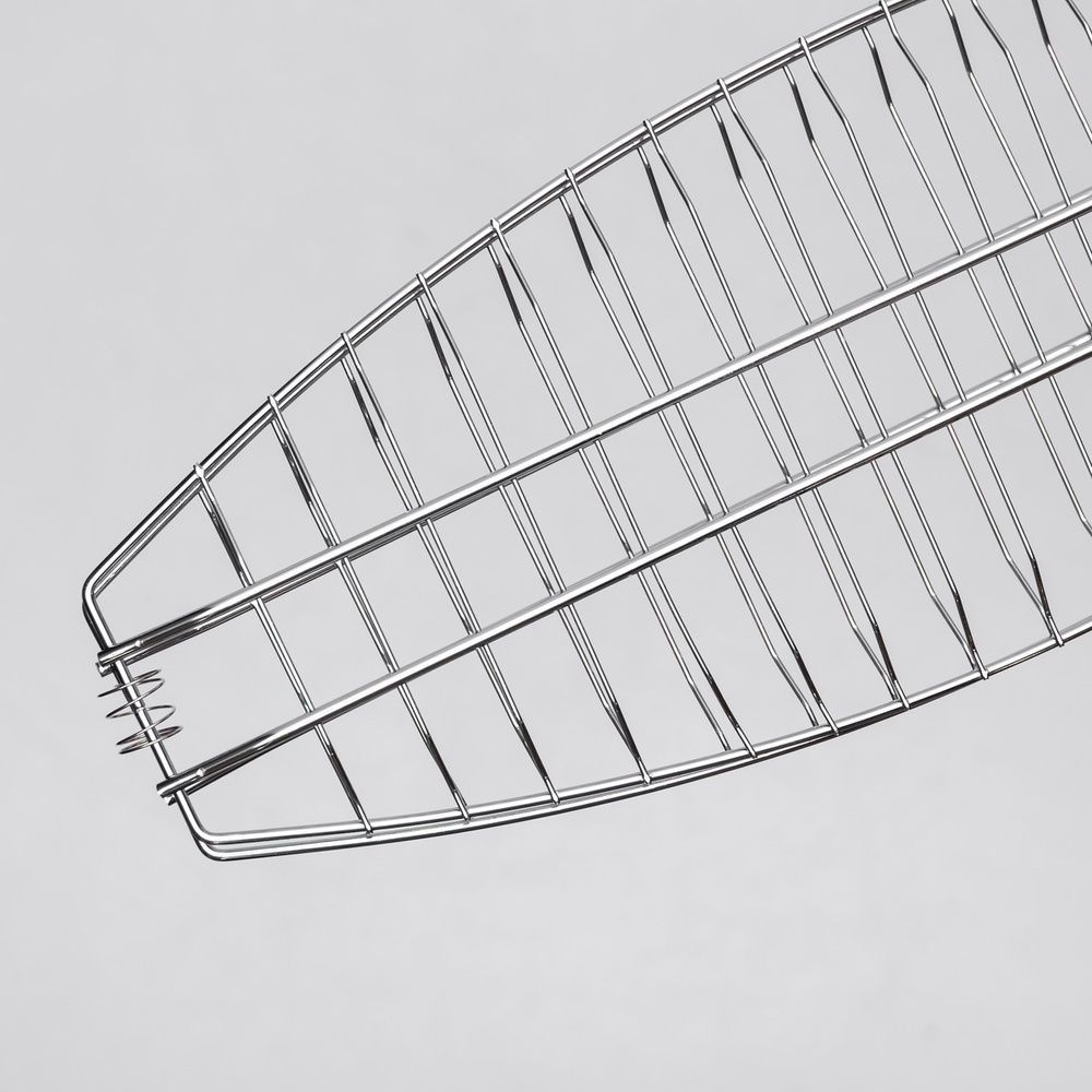 Решетка гриль для рыбы из нержавеющей стали 37х15 см BQ-11 BQ-11