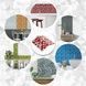 Стеклянная мозаика Sticker Wall 298х298х4.5мм Красная на стену SW-00002367 &mdash; ракурс 6