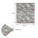 Самоклеюча 3D панель для стін 700х770х5 мм (SW-00003311) &mdash; малюнок каменю, фактура цегли SW-00003311 &mdash; ракурс 3