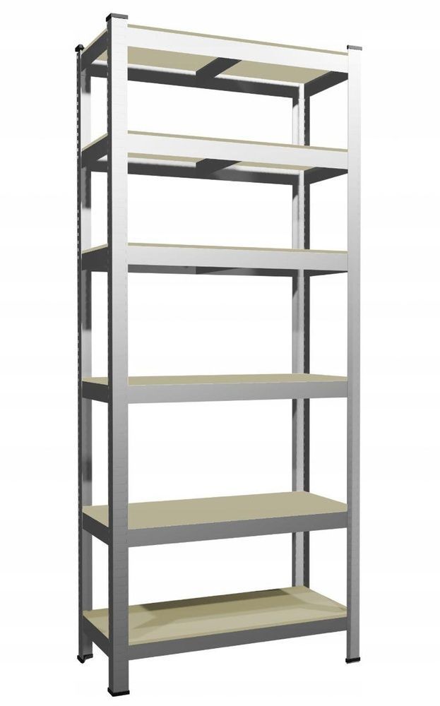 Стеллаж металлический 200x90x40 6 полок (серый) GWI0650