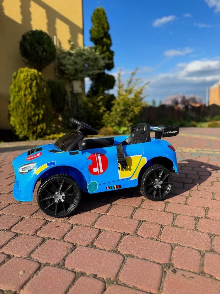 Дитячий електромобіль Gordon Cabrio 90х47 см синій на радіокеруванні G539