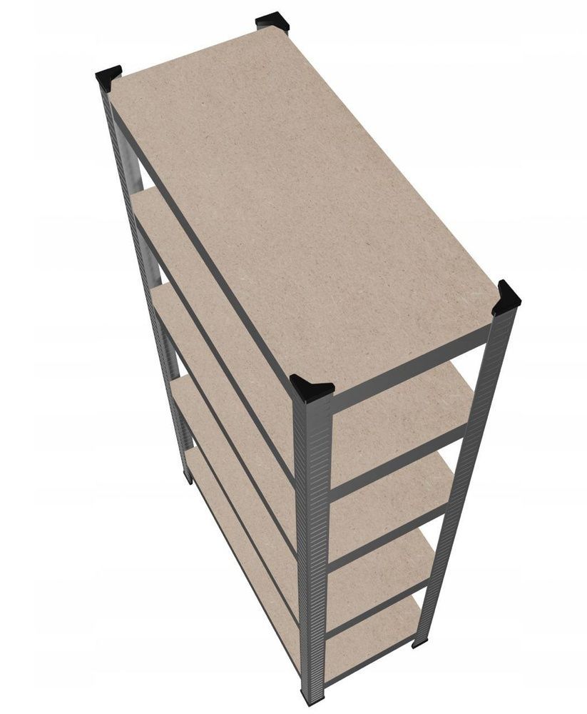 Стеллаж металлический 200x90x40 6 полок (серый) GWI0650
