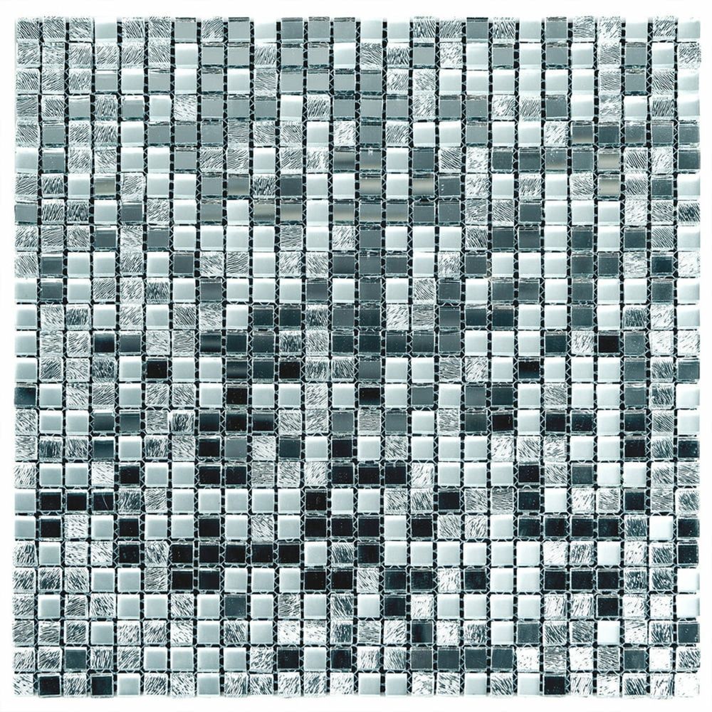 Мозаика зеркальная Sticker Wall 298х298 серебро на стену SW-00002371