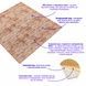 Декоративная 3D панель Sticker Wall 700х770 мм красный мрамор на стену SW-00000035 &mdash; ракурс 2